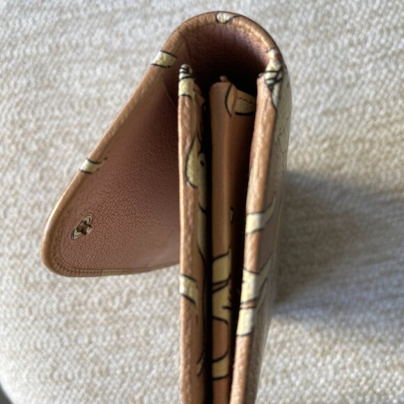 Miu Miu Cat Print Flap Over Long Wallet Rare Limited Edition w COA MINT - Picture 4 of 11